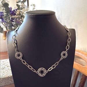 Carolyn Pollack Sterling Silver Rodeo Romance 20" Toggle Necklace